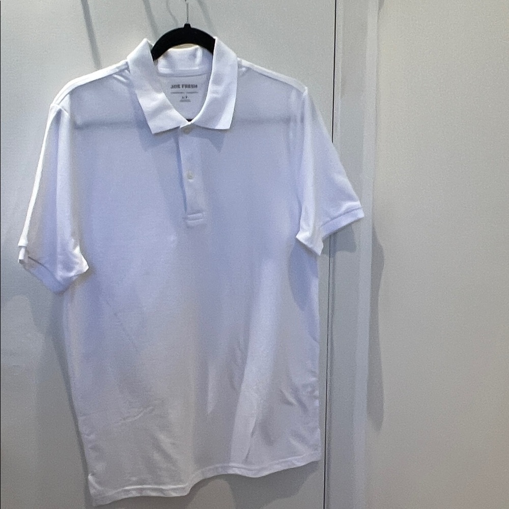 Joe Fresh White Polo Shirt Classic Short Sleeve